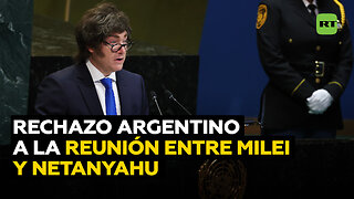 Argentinos muestran su rechazo por la reunión entre Milei y Netanyahu