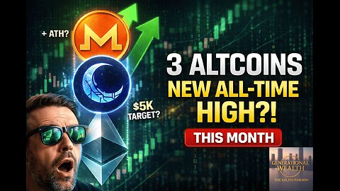 3 Altcoins Set To Break ALL-TIME HIGHS In January 2026 (XMR, NIGHT, ETH)