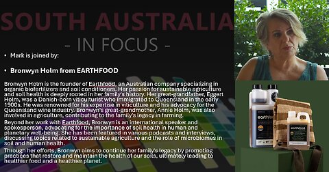 Mark catches up with Bronwyn Holm from EARTHFOOD about her upcoming tour.