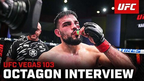 Nasrat Haqparast Octagon Interview UFC Vegas 103