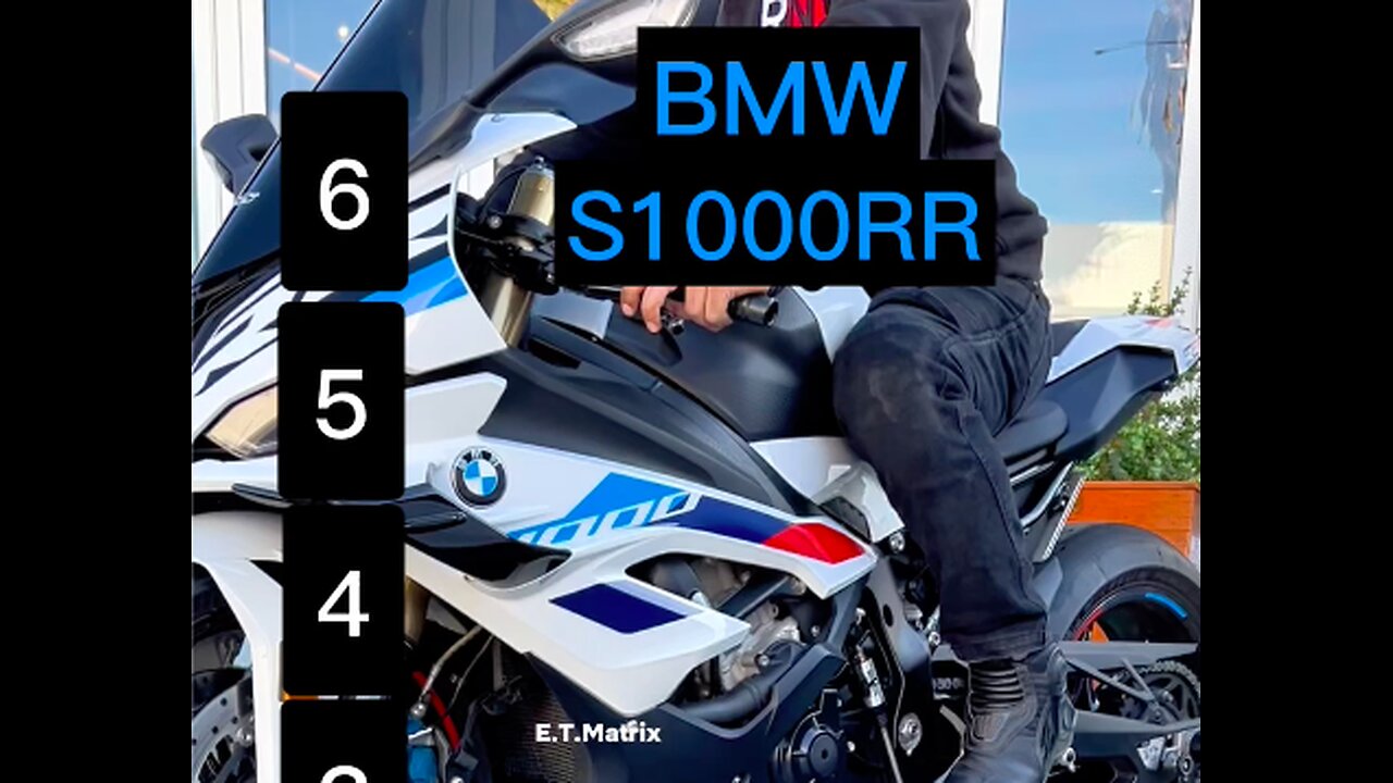 Maximim speed for each gear on a BMW S1000RR