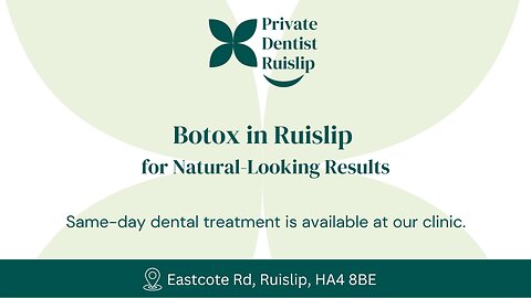 Best Botox in Ruislip – Natural Results at Great Prices!