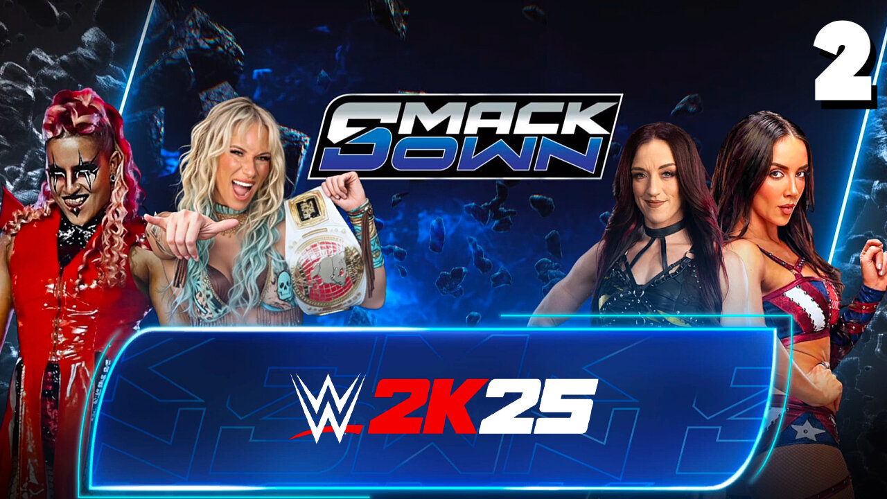 WWE 2K25 Smackdown October 3rd 2025 - Match 2: Sol Snatcher!
