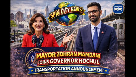 Mayor Zohran Mamdani Joins Governor Hochul to Make a Transportation Announcement