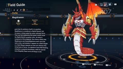 megidramon all digivolution/de-digivolution/profile Digimon Story Time Stranger