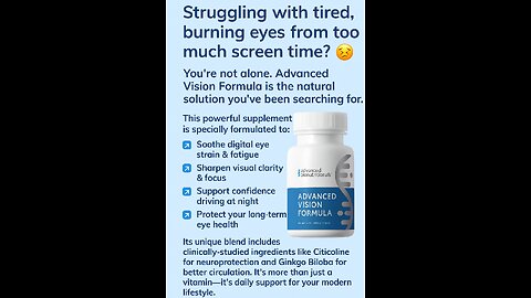 Finally, Relief From Digital Eye Strain!