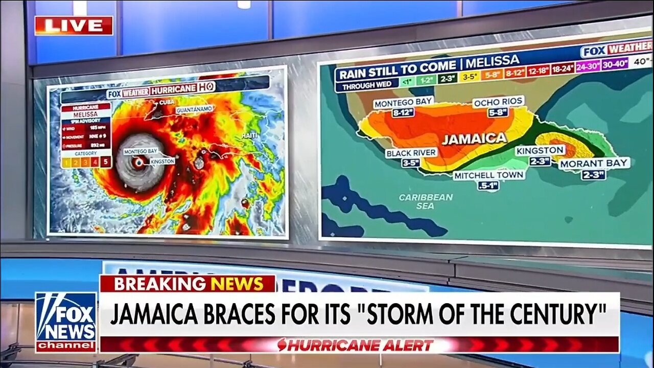 Category 5 Hurricane Melissa Makes Landfall in Jamaica