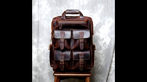 Handmade Classic Expedition Cowhide Backpack