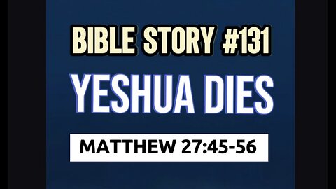 📖 Bible Story #131 — Yeshua Dies For Our Sins 🥺 #ASL #deaf #realtalk #stories