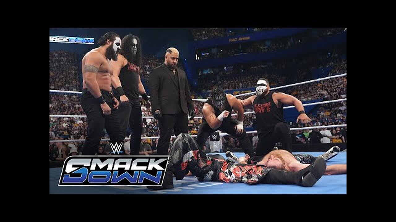 Solo Sikoa and The MFTs destroy Sami Zayn in brutal attack SmackDown highlights, Oct. 10, 2025