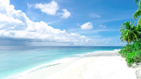 White sand beach background White sand beach landscape