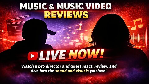LIVE! doing music & music video reviews! 🔥Video Director + Guest
