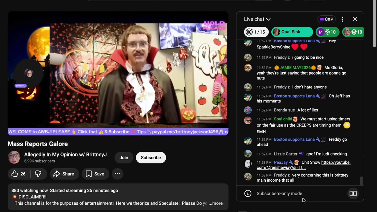 10-29 Mass Reports Galore