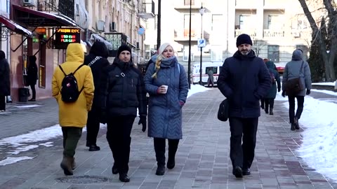 Kyiv residents steadfast on third anniversary of Russian invasion