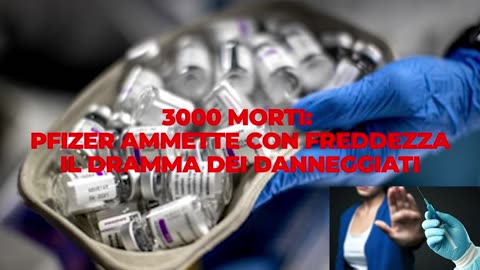 3000 morti: Pfizer ammette con freddezza il dramma dei danneggiati