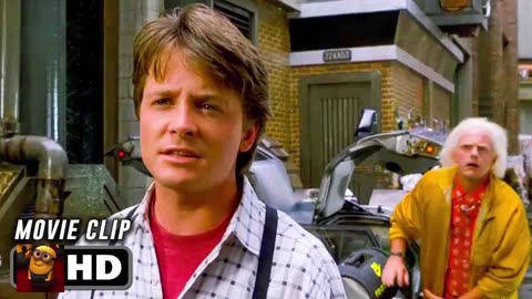 Entering 2015 Scene _ BACK TO THE FUTURE II (1989) Movie CLIP HD