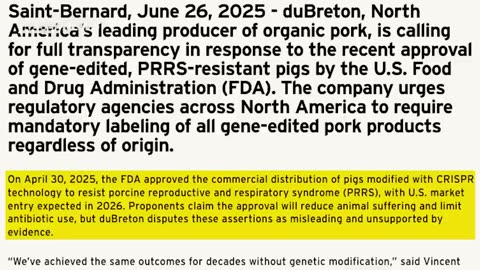 CEO exposes Health Canada’s cloned meat deregulation plot and forces policy walk back