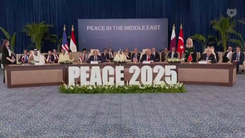 💥 President Trump and Middle East leaders signing peace
