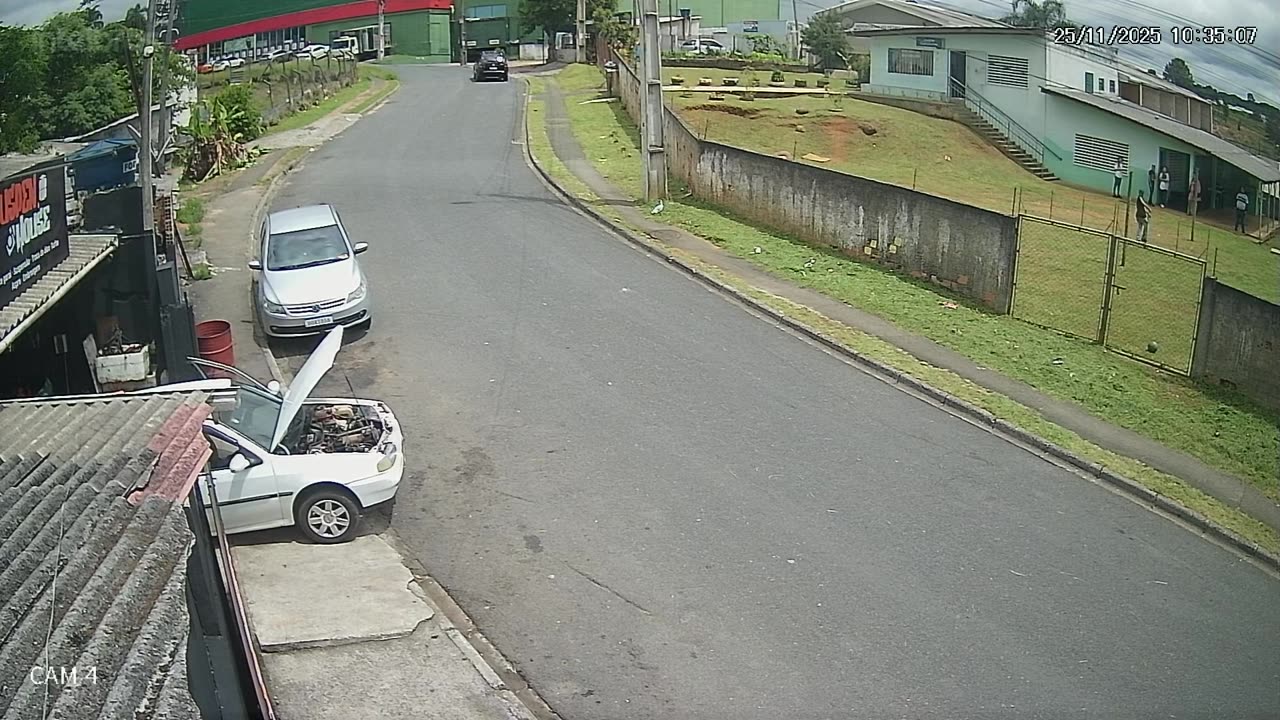 Kicked Ball Hits Working Mechanic