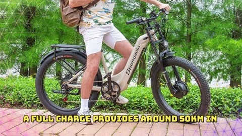 Shengmilo S700 Electric bike 2000W Motor 48V 17.5AH Battery 26 Inch Wide Tire Electric bike
