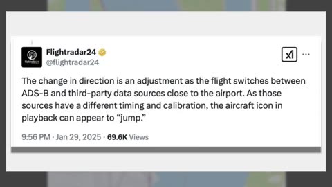 Fact Check: Flight Path Map Does NOT Prove Flight 5342 Suddenly Reversed Direction Before Crash