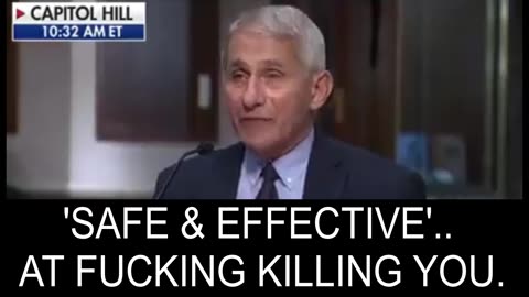 🚨SAFE & EFFECTIVE.. AT FUCKING KILLING YOU.. LUNCH BREAK BIOWARFARE BIOWEAPONS TRUMP VANCE EPSTEIN