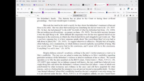 WILL MIA BE ABLE TO ADDRESS THE COURT IN THE DIDDY T