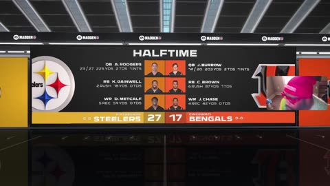 Aaron Rodgers' Hail Mary Pick Ends It| Bengals Shock Steelers Late