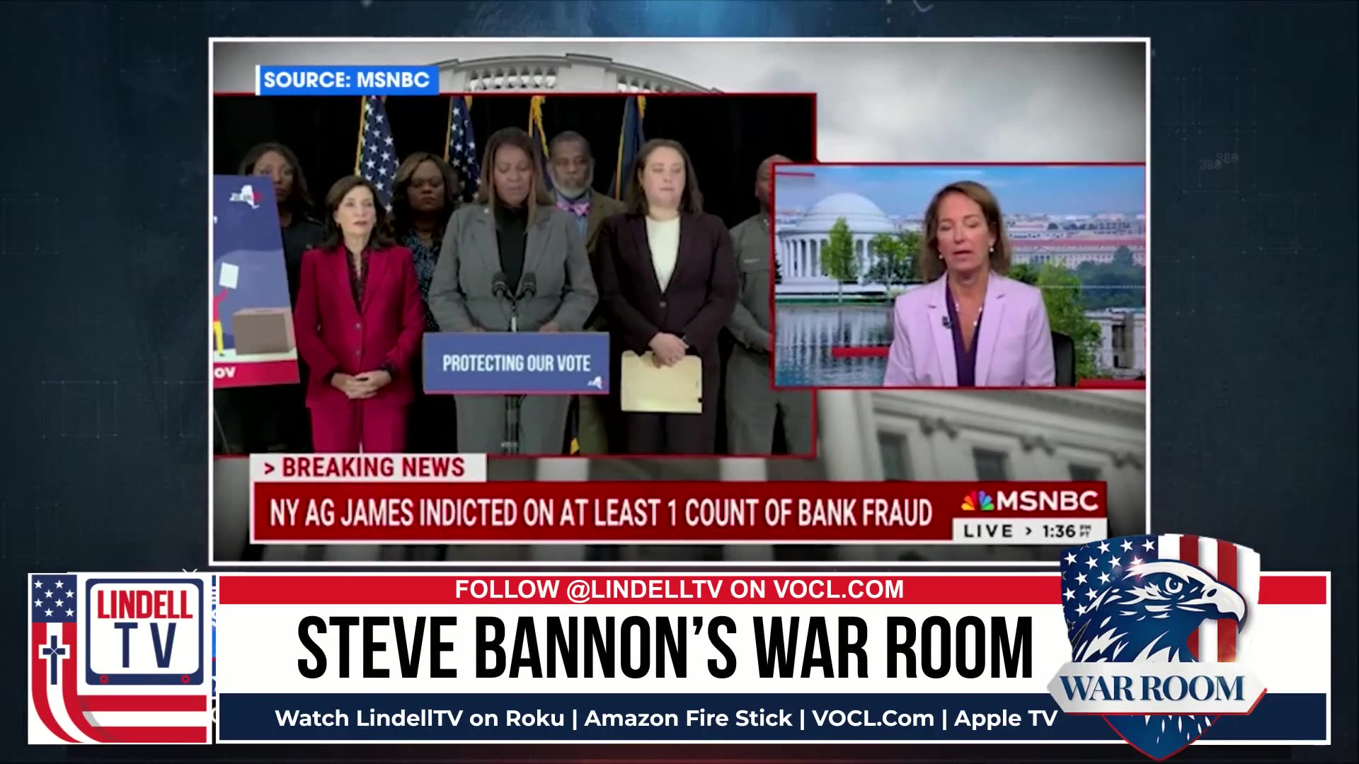 LIVE NOW: STEVE BANNON'S WAR ROOM