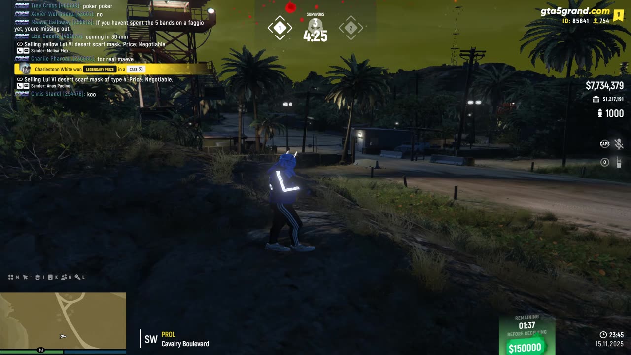 GTA V - Grand RP EN1 - Battle Royale PUB-G - 15/11/2025 - 23:40 - Sargento Rodrigues