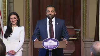 VIDEO: Swearing-in Ceremonies for Kash Patel! - 2/21/25