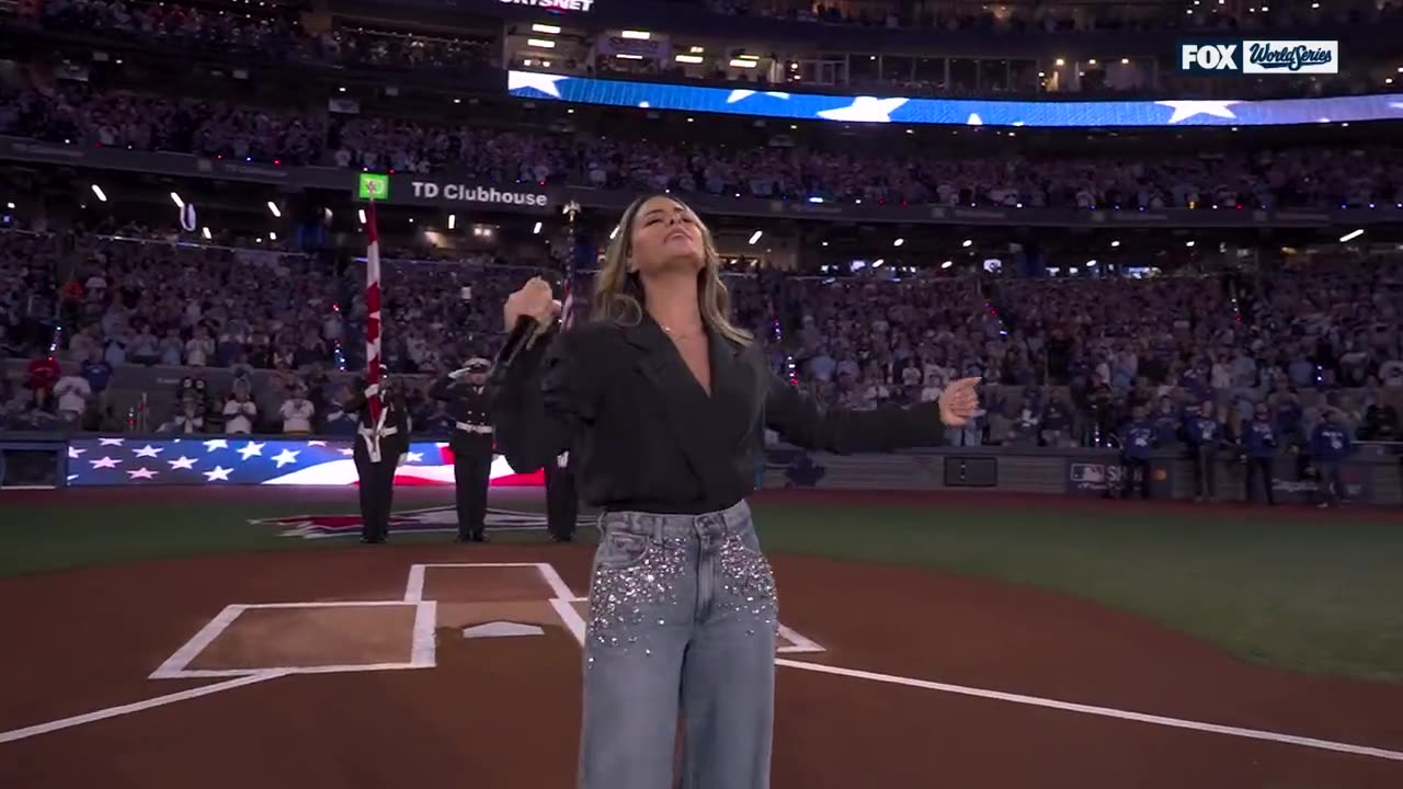 The National Anthem Preformed By Tia Toscono