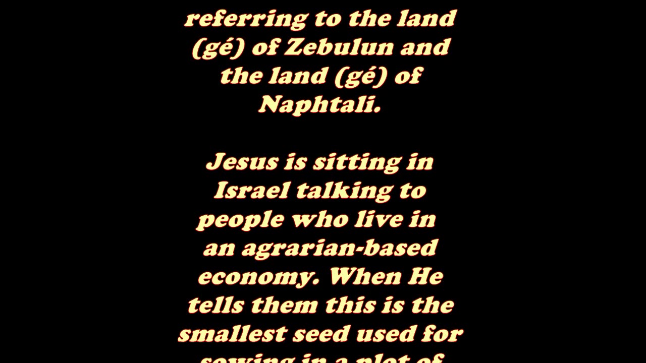 Matthew 13:31 - Daily Bible Verse Commentary