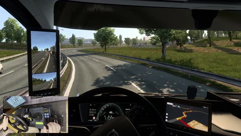 Relaxing drive in Slovakia with wide load and Volvo VT5 | Wheel cam | Open Pipe Sound | ETS2