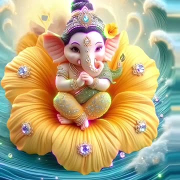 Cute Ganesha Viral Vedio