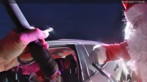 Santa Pulled Over For Speeding in Ohio