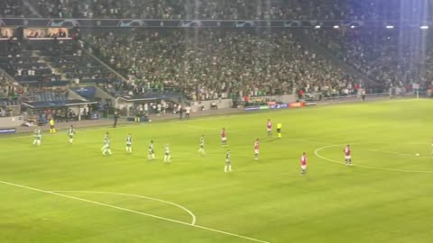 Maccabi Haifa vs Juventus (goal Omer Atzili) (UEFA Champions League) fantastic atmosphere