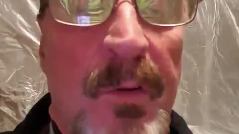 John McAfee ~ in his Faraday cage