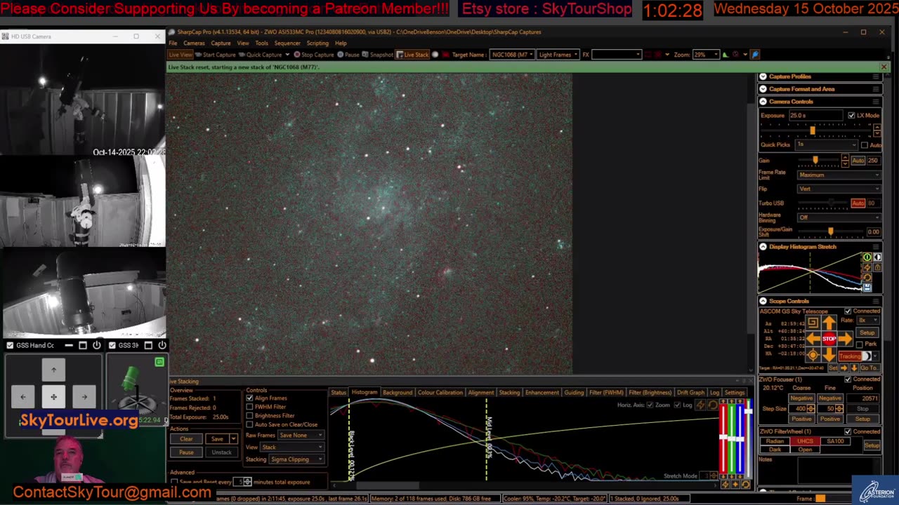 Hey The Arizona Starry Skies Await! The Universe LIVE in Real Time! Come Along!
