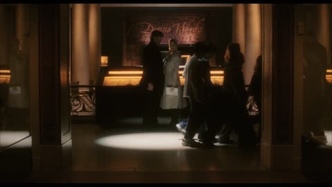 The Fountain: falling in a library