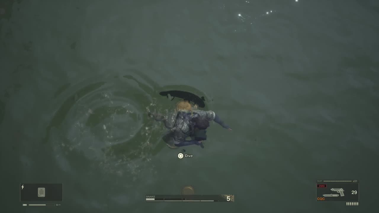 Metal gear Solid River Gameplay