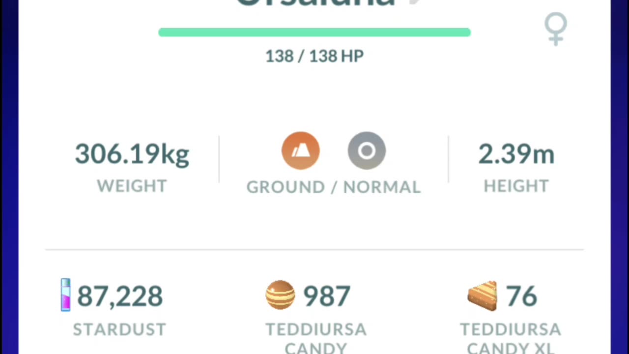 Pokemon Go Evolution - Shadow Teddiursa ➡️ Ursaring ➡️ Ursaluna