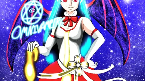 Speedpaint wearing her ribbons