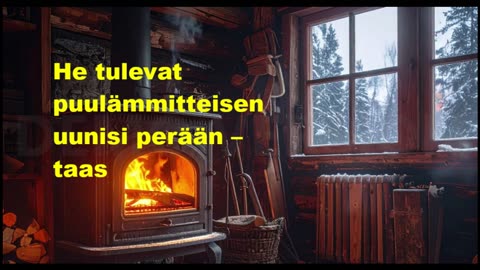 He tulevat puulämmitteisen uunisi perään - taas