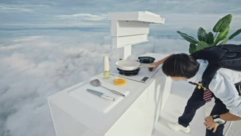 🤯✨ He Built a Flying Living Room Without CGI! | FeedMyCuriosity