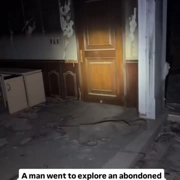 A man went to explore an old abandoned house when he suddenly heard loud banging noises....