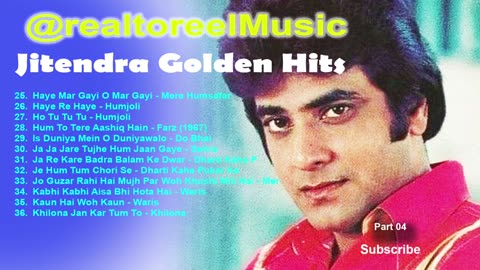 Jeetendra Bollywood Songs: Part 4 – A Symphony of Love and Emotions on @RealToReelMusic