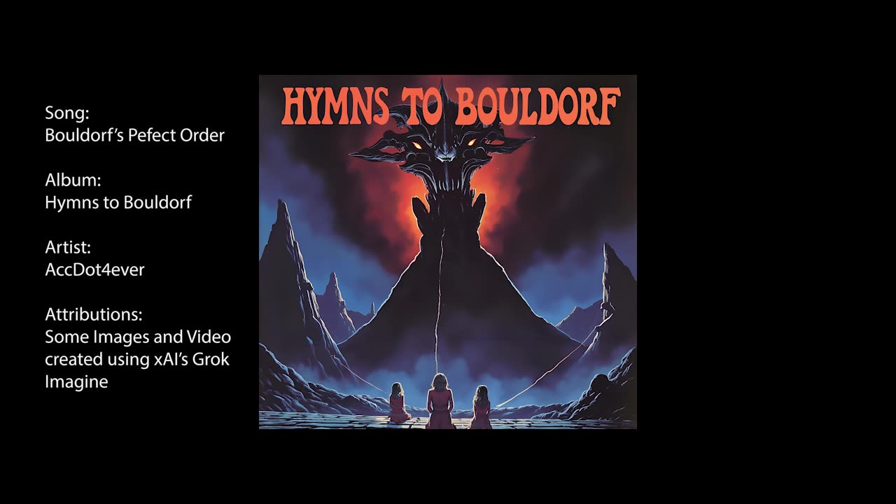 Bouldorf's Perfect Order (music video)