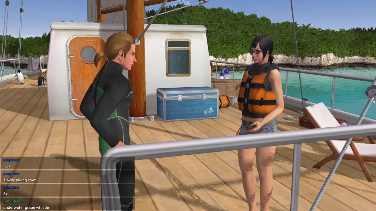 Endless Ocean - Kat has no respect for Hasan