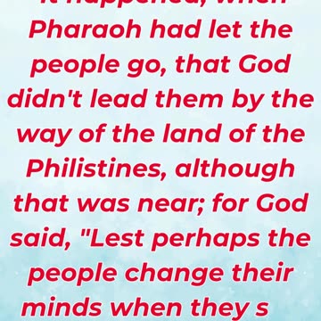 ⚔️ 4. “The Lord Fights for His People” Exodus 13:17.#shortvideo #shorts #youtubeshorts #ytshorts #yt